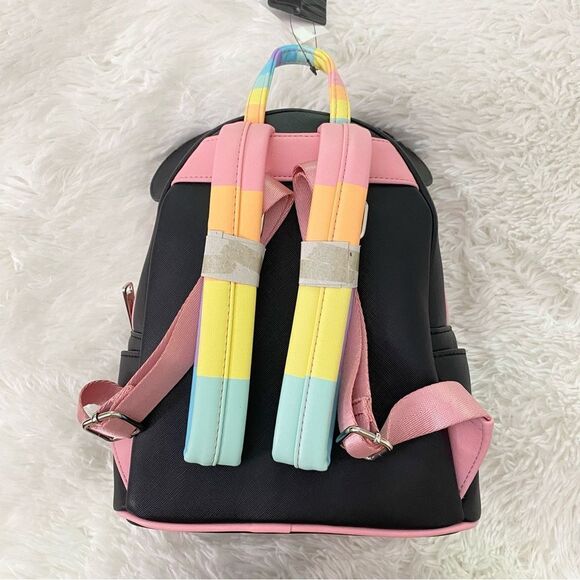 Loungefly Disney Mickey Mouse Pastel Rainbow Mini Backpack 🌈 - Picture 7 of 9